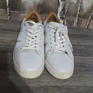 White and Tan Flag  Ltd Men's Sneakers
